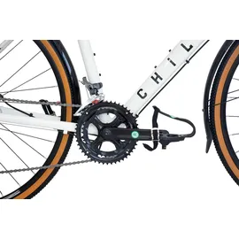 chilliz Gravelbike GL.08 28 Zoll RH 57 cm Unisex weiß