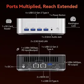 GEEKOM Mini PC A7 Max 2026 16 GB RAM 1 TB SSD Radeon 780M Win 11 Pro