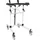 MOBILEX Gehtrainer Bison Rollator schwarz-weiß