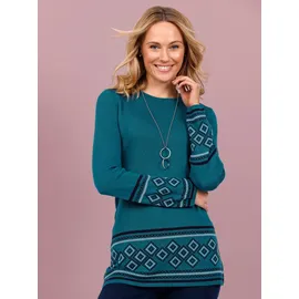 Classic Basics Long-Pullover blau 44