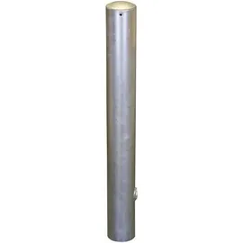 Schake Stahlrohrpoller Ø 152 x 1500 mm Weiß/Feuerverzinkt