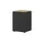 Sconto Nachtschrank Dreamer 45 x 43 x 65 cm Schwarz