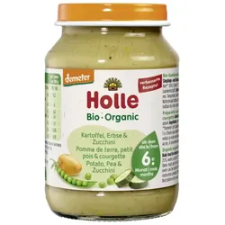 Holle Kartoffel, Erbse & Zucchini Gemüsezubereitung bio
