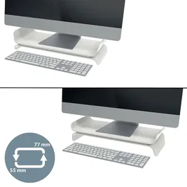 Leitz Monitorständer Ergo bis 27" Hellgrau