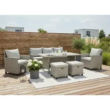 Konifera Amsterdam XL Loungeset grau