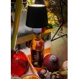 ChiliTec LED Akku Flaschenleuchte Warmweiß 3000k Gehäuse Schwarz