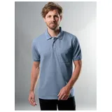 Trigema Poloshirt Polohemd mit Brusttasche«, Gr. XL, pearl-blue, , 56125661-XL