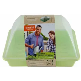 Siena Garden Zimmer-Gewächshaus Midi-Grow Anzuchttopf 29 x 19 x 19 cm grün/transparent