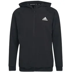 adidas M TRAIN FZ Herren Fitness Kapuzen-Jacke schwarz - S