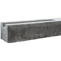 Beckers Betonzaun Zaunpfosten 11 x 11 x 290 cm Grau/Beton