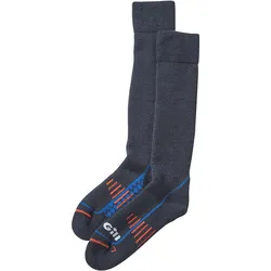 Merino Stiefel Socken - marine - L