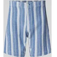 G-Star Regular Fit Shorts mit Strukturmuster Modell 'Resort', Blau, 36