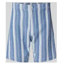 G-Star Regular Fit Shorts mit Strukturmuster Modell 'Resort', Blau, 36