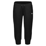 Erima 3/4 Sweathose mit Bündchen Damen schwarz 44