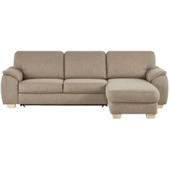 smart Ecksofa  Valencia , braun , Maße (cm): B: 281 H: 90 T: 173.0