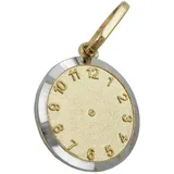 GALLAY Taufuhr bicolor rhodiniert 12,4mm