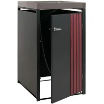 Proregal Mülltonnenverkleidung 125 x 68 x 84 cm anthrazit