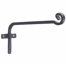 Siena Garden Wandhaken gerade, 30 cm, schwarz