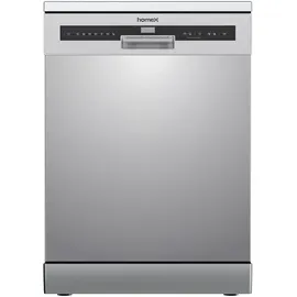 Homex DWFS601444C-S Geschirrspüler (freistehend, 598 mm, Silber)