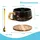 Intirilife Kaffeetasse 0,2 l Schwarz 2 St.