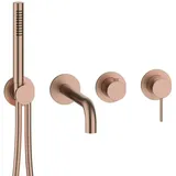 Herzbach MODUL7 Einhandwannenmischer Copper Steel