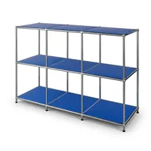 Floordirekt Concept Epure MK-018 Standregal 116 x 40 x 82 cm Blau
