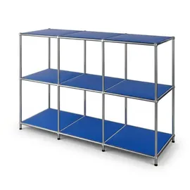 Floordirekt Concept Epure MK-018 Standregal 116 x 40 x 82 cm Blau