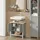 SoBuy Waschbeckenunterschrank Hellgrau 60x60x30cm
