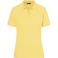 James & Nicholson Damen Poloshirt Classic JN071, hellgelb, Größe