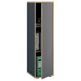 VCM Salia Aktenschrank 30 x 110 x 33 cm schwarz