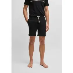 BOSS für Herren. 50515394 Pyjama-Shorts mit Logodruck schwarz (S), Heimtextilien, Baumwolle
