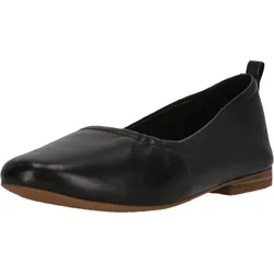 Mokassin CLARKS "Fawna Soft", Damen, Gr. 37, schwarz, Leder, klassisch, Schuhe, in flexibler Qualität für maximalen Komfort