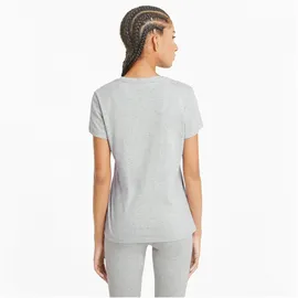 Puma Essentials Logo T-Shirt Damen 04 light gray heather L