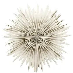 Ebuy24 Sälen Weihnachtsstern mit Licht Papier Ø100 cm Pendelleuchte beige.