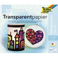 Folia Transparentpapier 14 x 20 cm 42 g/m2 10 Blatt