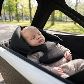 Wiener Kopfstütze für Babysitz Grau