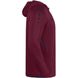 Jako Challenge Trainingsjacke mit Kapuze maroon/marine XL