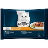 Purina GOURMET Perle Adult Katzenfutter Mini Filets in Sauce 4x85g