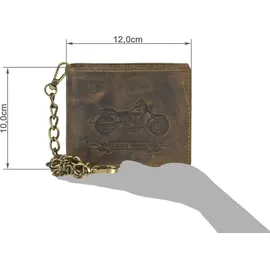 GREENBURRY Vintage Bike Geldbörse braun