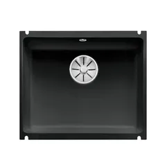 Blanco Subline 500-U schwarz  + Handbetätigung + InFino