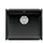 Blanco Subline 500-U schwarz  + Handbetätigung + InFino