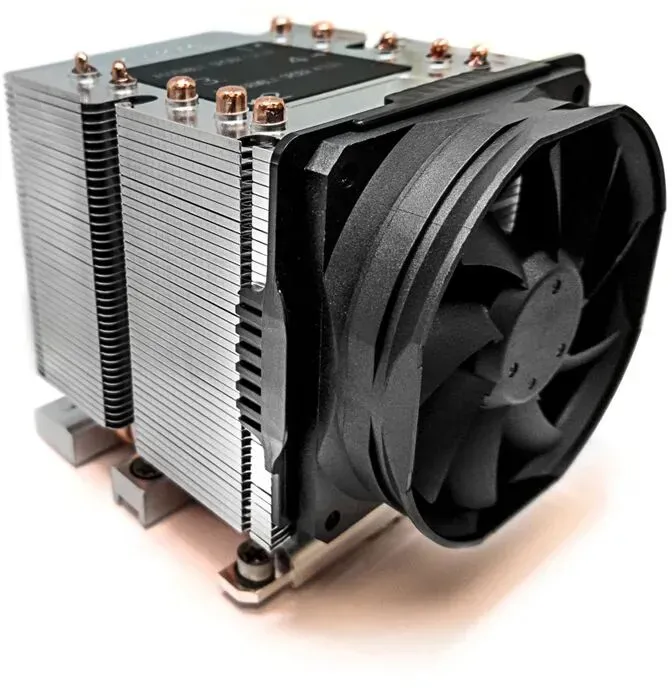 Dynatron B14 Computerkühlsystem Prozessor Luftkühlung 8 cm Aluminium, Schwarz 1 Stück(e)