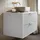 Badplaats Waschbeckenunterschrank Rimini 2 Schubladen 80 x 46 x 46 cm Weiß Matt