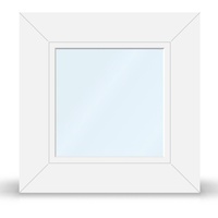 Gaubenfenster, Kunststoff, aluplast IDEAL 4000, Weiß, 510 x 510 mm, 2-fach Verglasung, individuell konfigurieren