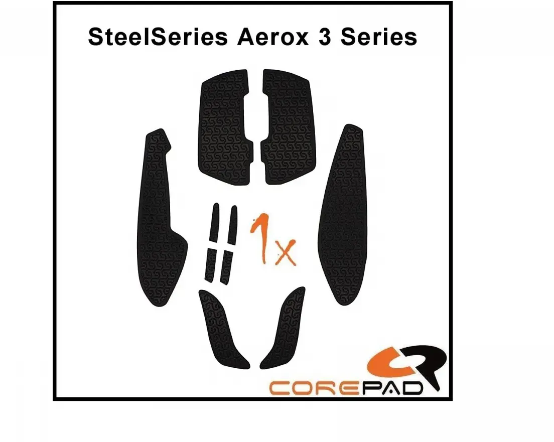 Corepad Soft Grips für SteelSeries Aerox 3 Series - Weiß