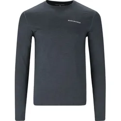 Endurance Herren Abdon Melange L/S Tee schwarz