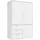 mokebo Drehtürenschrank Der Grenzenlose 120 x 187 x 58 cm Weiß