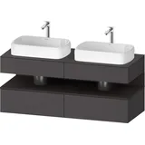 Duravit Waschtischunterschrank wandhängend „Qatego“ 140 × 60 × 55 cm