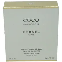 Chanel Coco Mademoiselle Eau de Toilette refillable 20 ml + Nachfüllung 2 x 20 ml Geschenkset