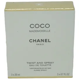 Chanel Coco Mademoiselle Eau de Toilette refillable 20 ml + Nachfüllung 2 x 20 ml Geschenkset